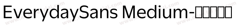 EverydaySans Medium字体转换